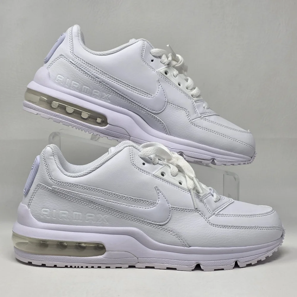 Nike Air Max LTD 3 Triple White Men's Size  8 Sneakers Shoes 687977-111 New